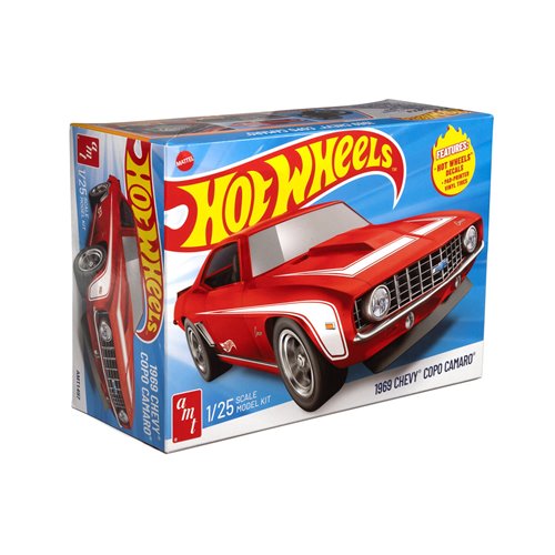 Hot Wheels 1969 Chevy Camaro COPO 1:25 Scale Model Kit