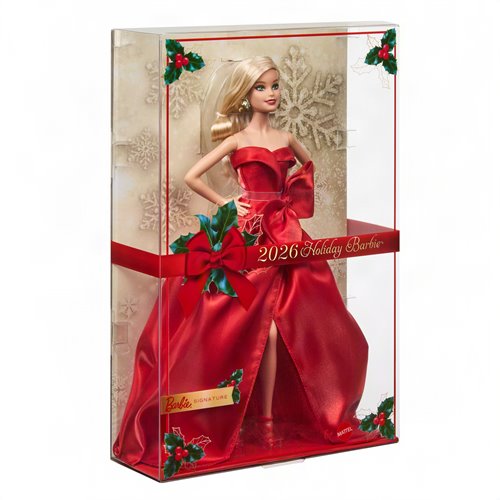 Barbie 2026 Holiday Barbie Doll with Blonde Hair