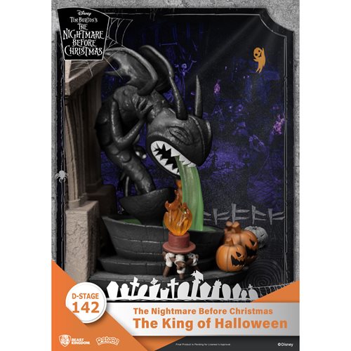 The Nightmare Before Christmas Jack Skellington The King of Halloween DS-142 D-Stage Statue