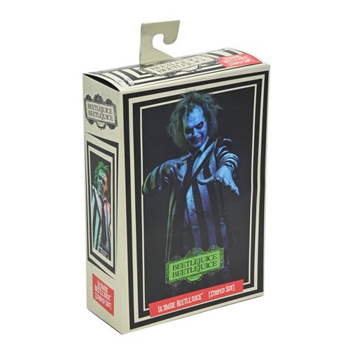 Beetlejuice Beetlejuice Ultimate Striped Suit Beetlejuice 7-Inch Scale Action Figure