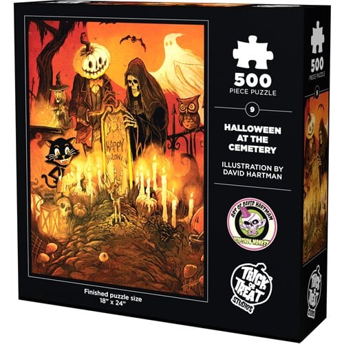 Halloween at the Cemetery 500-Piece Puzzle