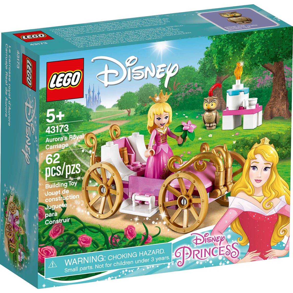 indsats komponent Kvæle LEGO 43173 Disney Princess Aurora's Royal Carriage