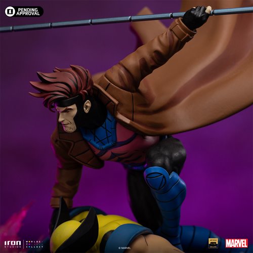 X-Men '97 Gambit and Wolverine 1:10 Deluxe Art Scale Limited Edition Statue