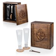 Harry Potter Hogwarts Acacia Wood Glass Gift Set of 2