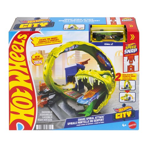 Hot Wheels Snake Spiral Attack Track Set