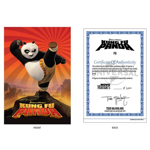 Movie Maniacs NBC Wave 3 Kung Fu Panda Po 6-Inch Scale Posed Figure