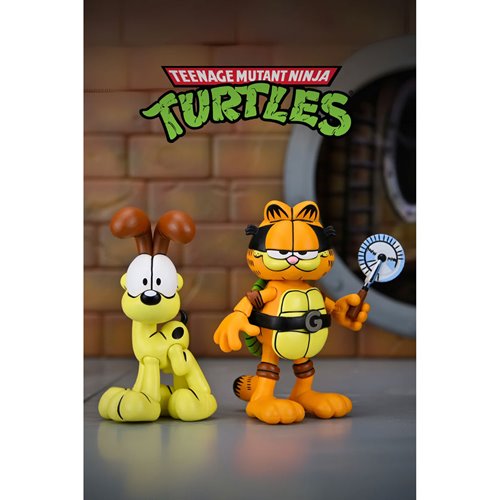 Teenage Mutant Ninja Turtles Archie Comics x Garfield Ultimate Garfello with Odie 7-Inch Scale Actio