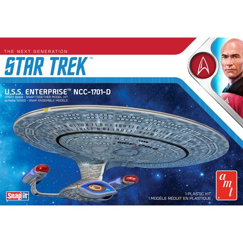 Star Trek U.S.S. Enterprise NCC-1701-D 1:2500 Scale Model Kit