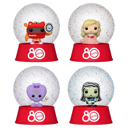 Retro Toys 80th Anniversary Mini Snow Globe - Random 4-Pack