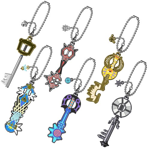 Kingdom Hearts III Keyblade Key Chain Blind-Boxed 12-Pack