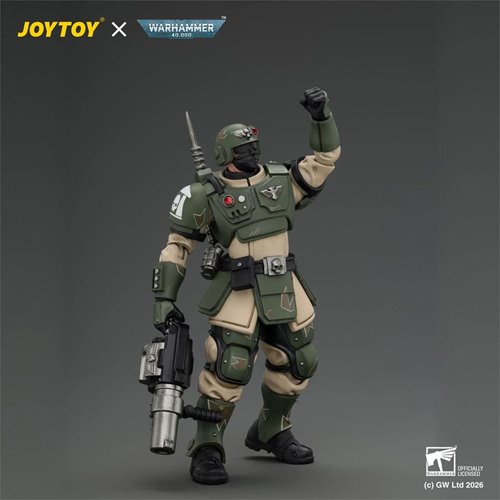 Joy Toy Warhammer 40,000 Astra Militarum Kasrkin 5 with Grenade Launcher Action Figure