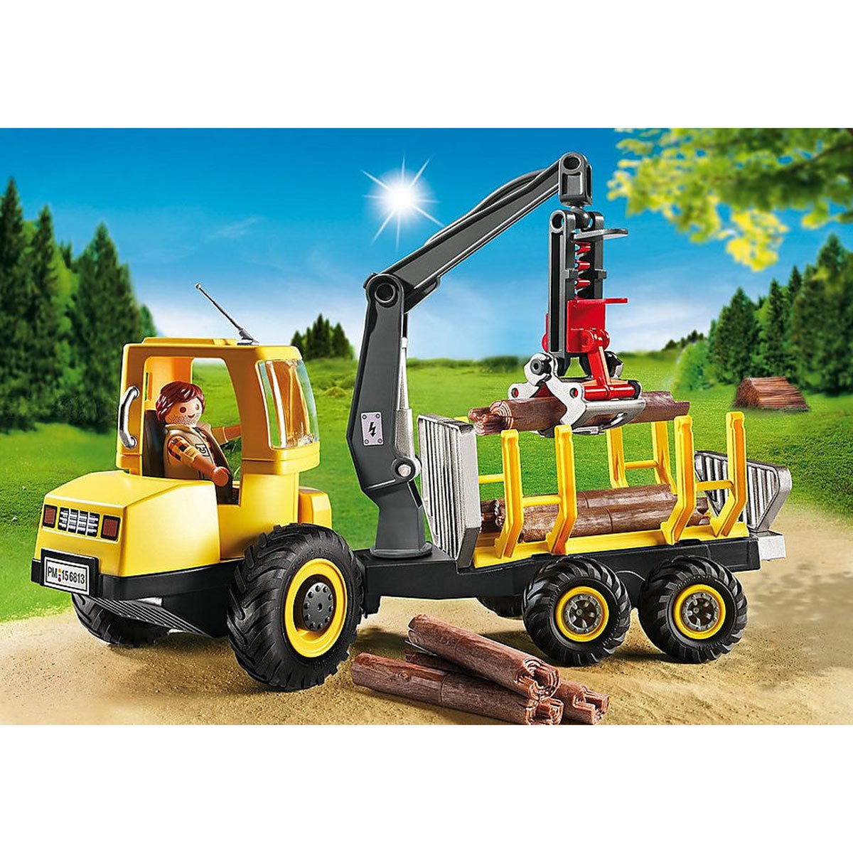 Playmobil Timber Truck With Crane Building Set 6538 NEW Learning Toys 