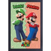 Super Mario Bros. Brothers Framed Art Print