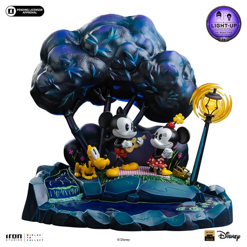 Disney Classics Mickey, Minnie and Pluto's Day at the Park Deluxe Art Scale 1:10 Limited Edition Sta