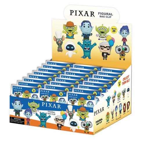 Pixar 25th Anniversary Figural Bag Clip Display Case