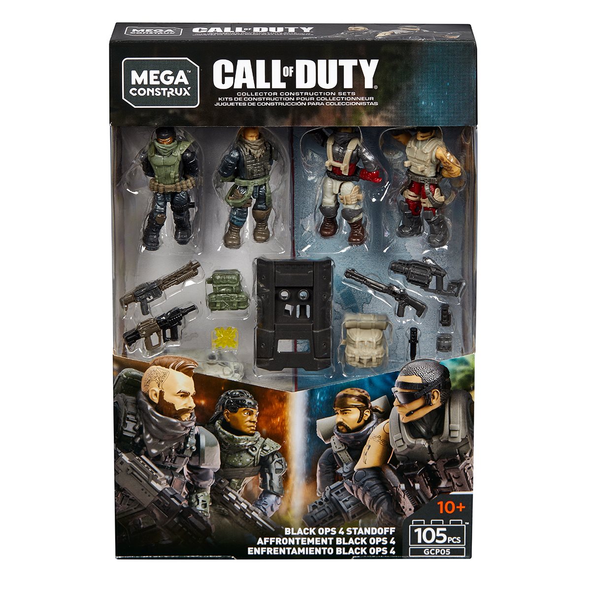 Lot Of 5 Mega Bloks Call Of Duty Soldier Figures – Custom Troopers – Construx Style (No Box)