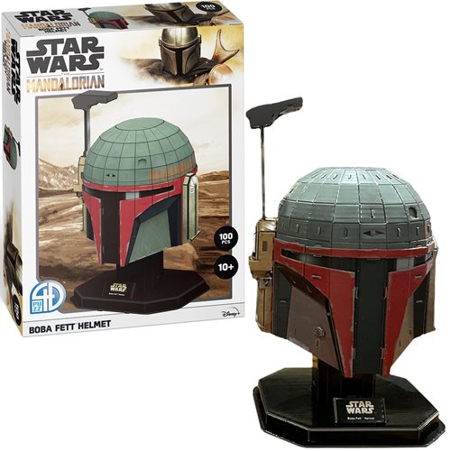 Star Wars: The Mandalorian Boba Fett Helmet Medium 3D Model Kit