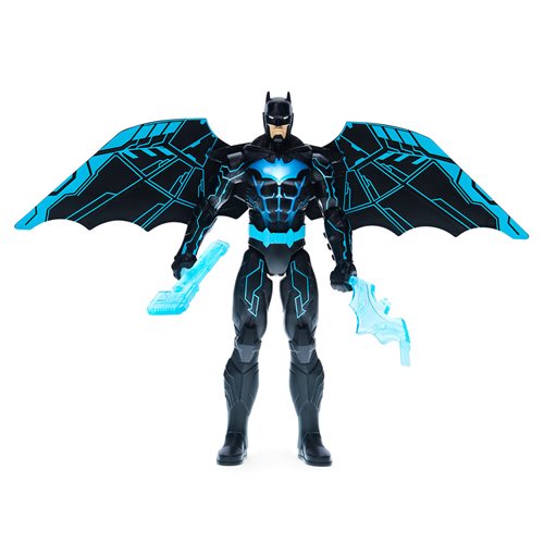 Batman Deluxe 12-Inch Action Figure with Rapid-Change Utility Belt, Lights, and Sounds, Not Mint