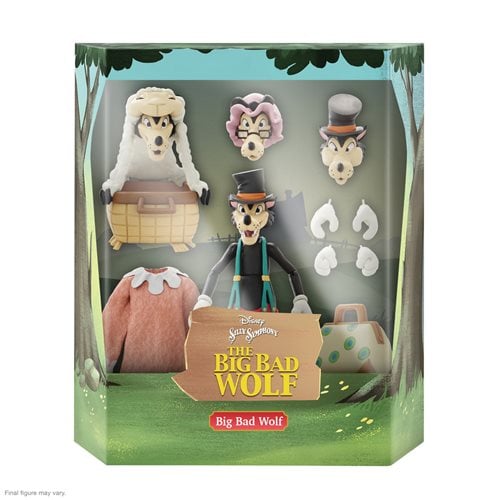 Disney Ultimates Silly Symphonies Big Bad Wolf 7-Inch Scale Action Figure