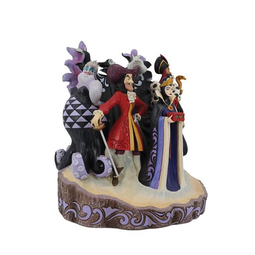 Disney Traditions Disney Villains Carved by Heart by Jim Shore Statue