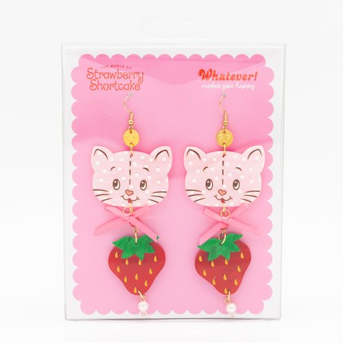 Strawberry Shortcake Custard Berry Acrylic Earrings