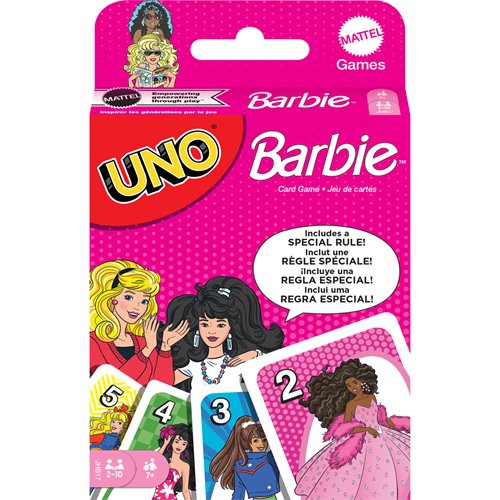UNO Barbie Card Game