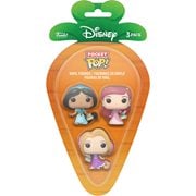 Disney Princess Rapunzel, Ariel, Jasmin Easter Carrot Funko Pocket Pop! Mini-Figure 3-Pack