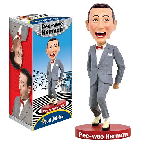 This Pee-Wee Herman Bobble Head has an amazing likeness to Pee-Wee Herman! 
