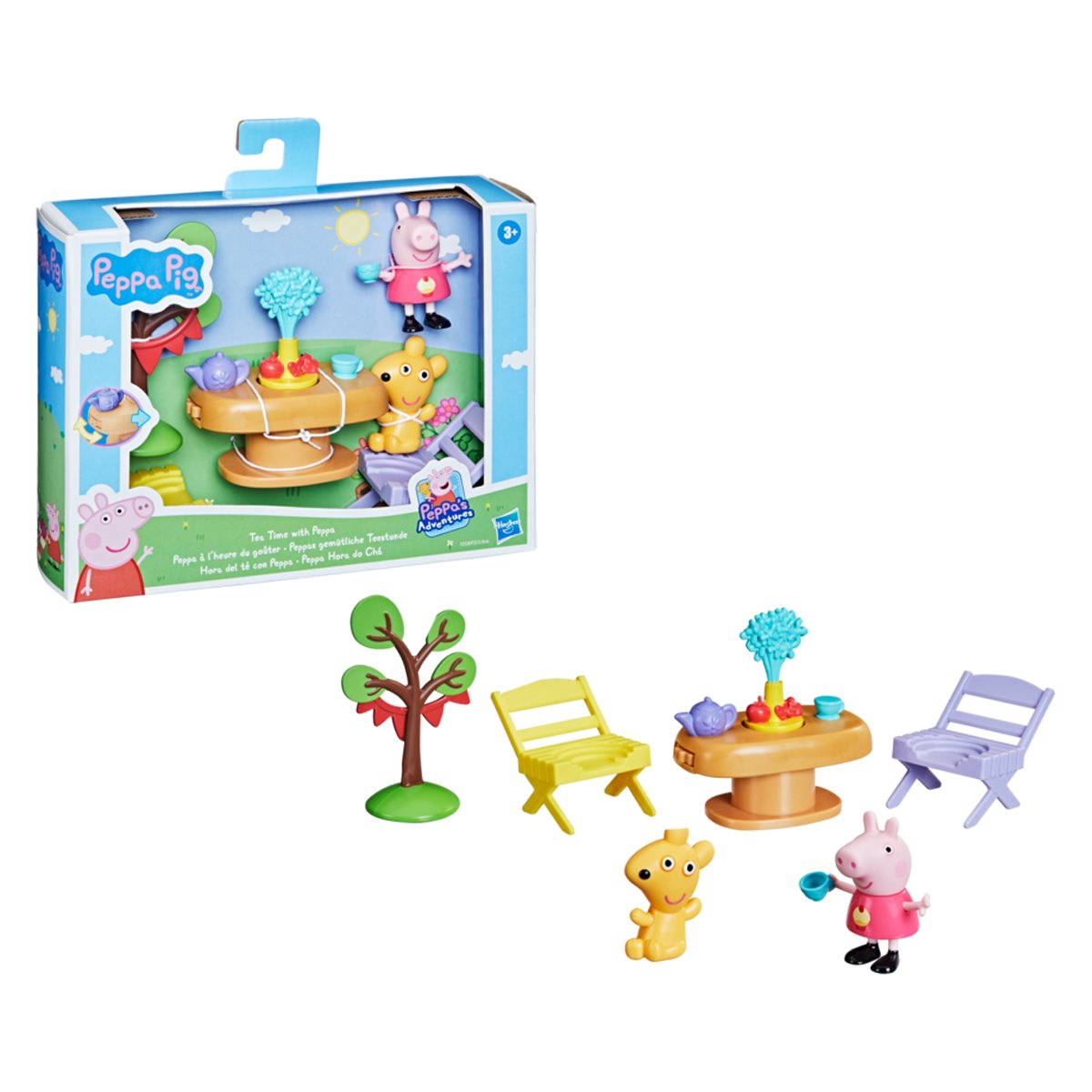Peppa Pig Peppa's Adventures Peppa's Family House Playset Preschool Toy, 6  Acces