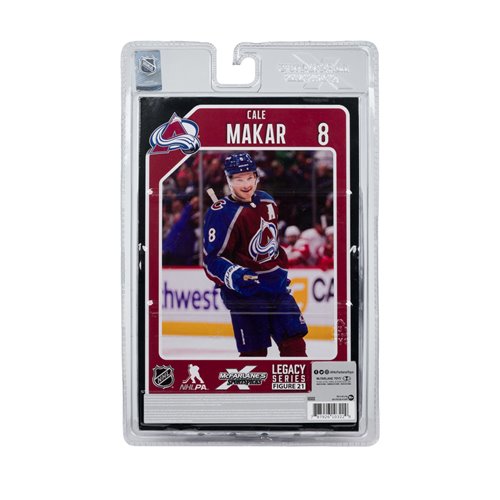 NHL SportsPicks Colorado Avalanche Cale Makar 7-Inch Posed Figure