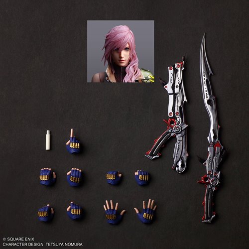 Final Fantasy XIII Lightening Play Arts Shin Action Figure