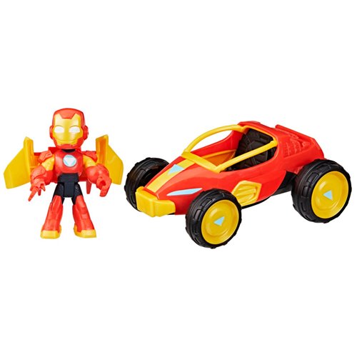 Iron Man and his Awesome Friends Iron Racer Action Figure & Toy Vehicle