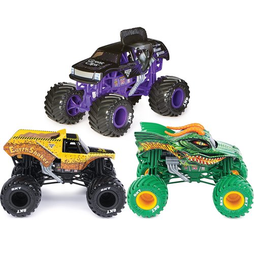 Monster Jam Monster Truck Mix 24 1:24 Scale Vehicle Case of 4