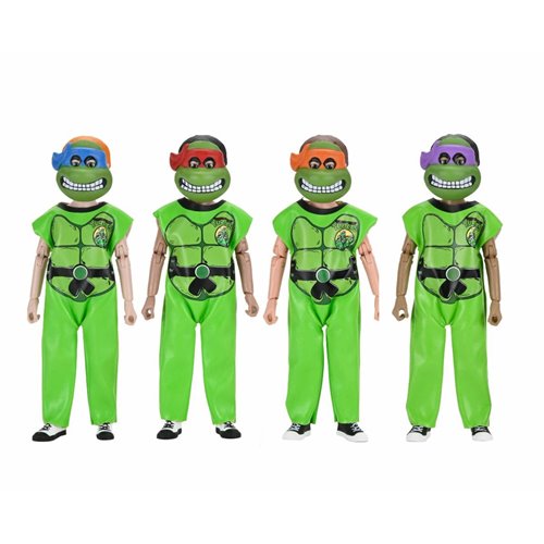 Ben Cooper x Teenage Mutant Ninja Turtles (1987 Cartoon) Costume Series 12 6-Inch Clothed Figure Set