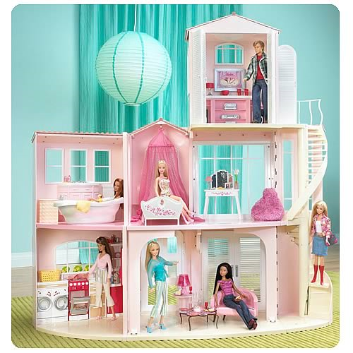 barbie dream house 3 story