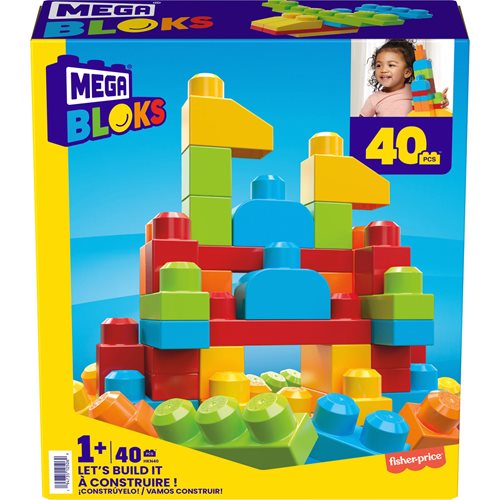 Mega Bloks Let's Build It! 40-Piece Set