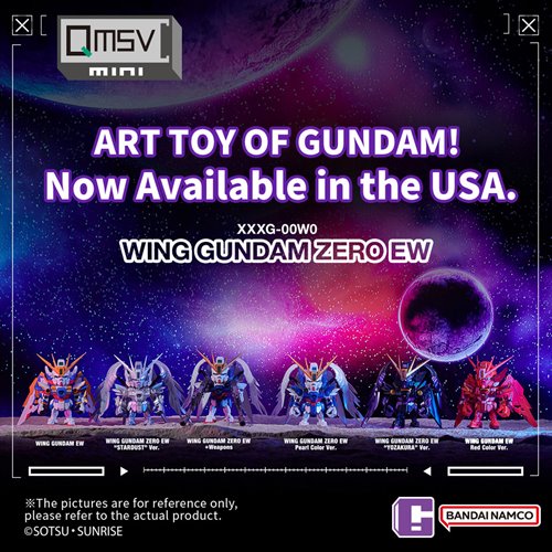 Mobile Suit Wing Gundam Zero Endless Waltz QMSV Mini-Figure Case of 8
