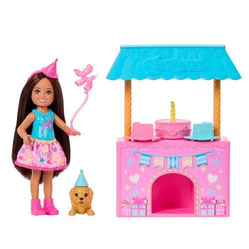 Barbie Club Chelsea Birthday Surprise Doll with Brown Hair