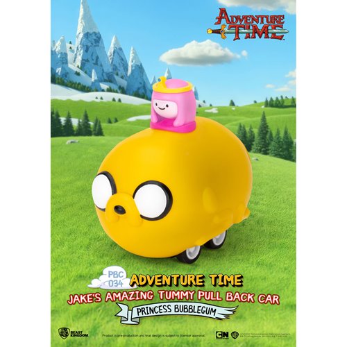 Adventure Time Jake's Amazing Tummy Pull Back Car Series PBC-034 Vehicle Blind Box Case of 6