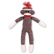 Sock Monkey 20-Inch Plush