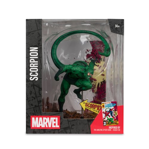 Marvel Wave 7 Scorpion Amazing Spider-Man #318 1:10 Scale Posed Figure with Scene