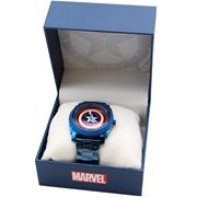 Captain America Blue Stainless Steel Watch