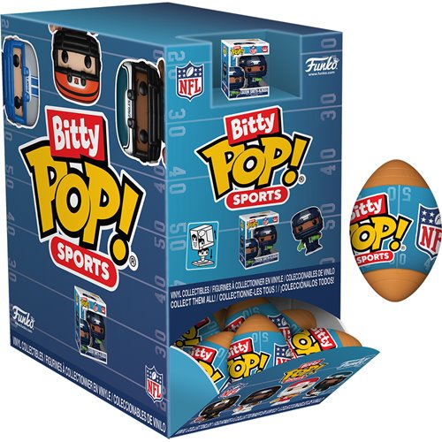 NFL Football Funko Bitty Pop! Mini-Figure - Random 6-Pack