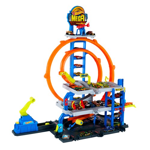 Hot Wheels Mega Loop Garage Track Set