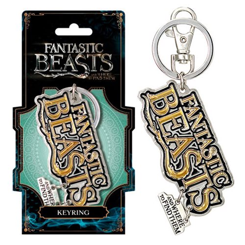Fantastic Beasts and Where to Find Them Logo Pewter Key Chain