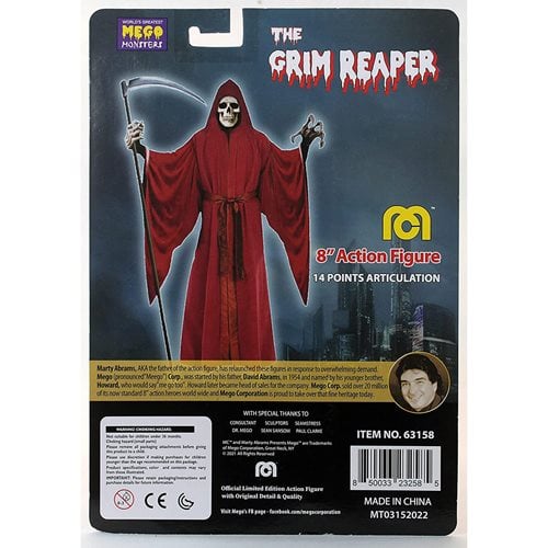 Grim Reaper Mego 8-Inch  Action Figure