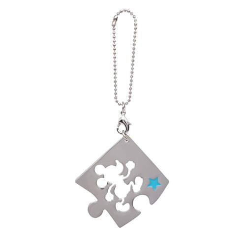 Mickey Mouse Puzzle Pewter Key Chain
