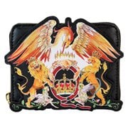 Queen Logo Crest Zip-Around Wallet