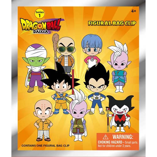 Dragon Ball Daima 3D Foam Bag Clip Display Case of 24