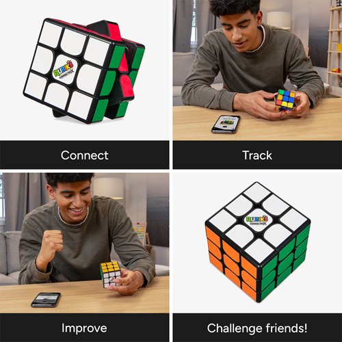 Original Rubik's Cube Connected Bluetooth-Enabled 3x3 Speed Cube with Guided Learning App